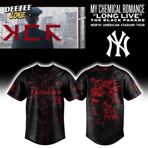 New York Yankees MLB x Long Live The Black Parade Baseball Jersey