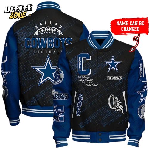 Nfl Dallas Cowboys Baseball Jacket Button Down
