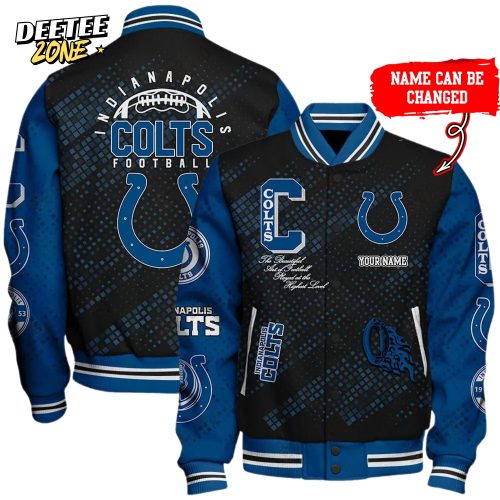 Nfl Indianapolis Colts Baseball Jacket Button Down