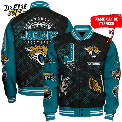 Nfl Jacksonville Jaguars Baseball Jacket Button Down