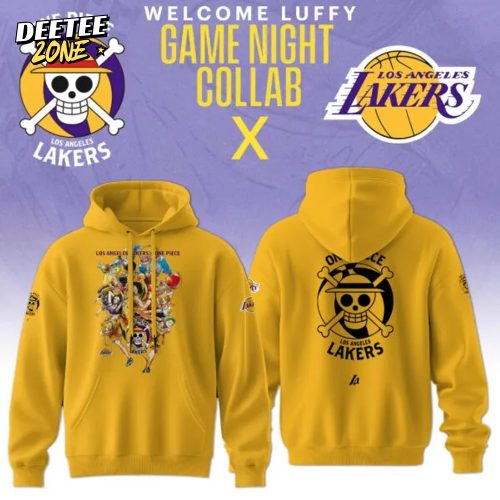 One Piece Are Joining The Lakers NBA Hoodie