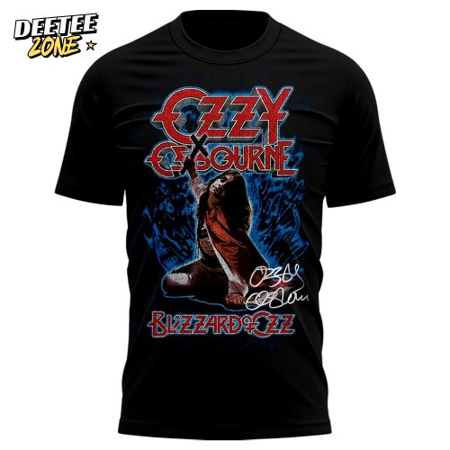 Ozzy Osbourne “Blizzard of Ozz” Vintage Album Signature T-Shirt