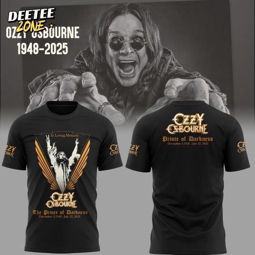 Ozzy Osbourne In Memories of Prince of Darkness Special Tee