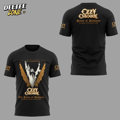 Ozzy Osbourne In Memories of Prince of Darkness Special Tee