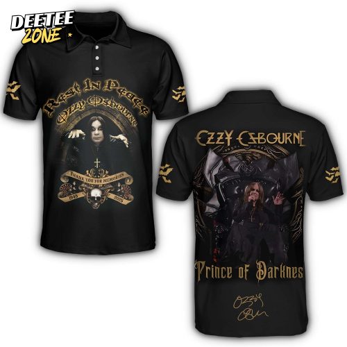Ozzy Osbourne Prince of Darkness Special Polo