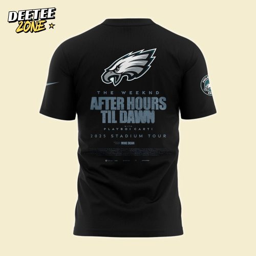 Philadelphia Eagles x The Weeknd after hours til dawn 2025 T-shirt
