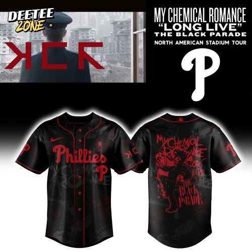 Philadelphia Phillies MLB x Long Live The Black Parade Baseball Jersey