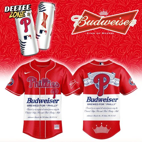 Philadelphia Phillies x Budweiser Version 2025 Special Baseball Jersey