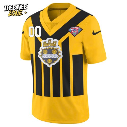 Pittsburgh Steelers 1994 Gold Throwback “Steel City Legacy” Custom Football Jersey