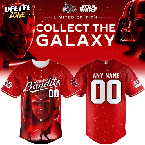 Quad Cities River Bandits x Star Wars Baseball Jersey 2025 – Ahsoka Tano