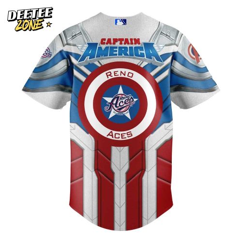 Reno Aces x Captain America 2025 Jersey