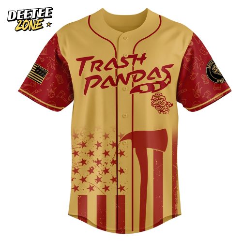 Rocket City Trash Pandas x Firefighter Appreciation 2025 Baseball Jersey