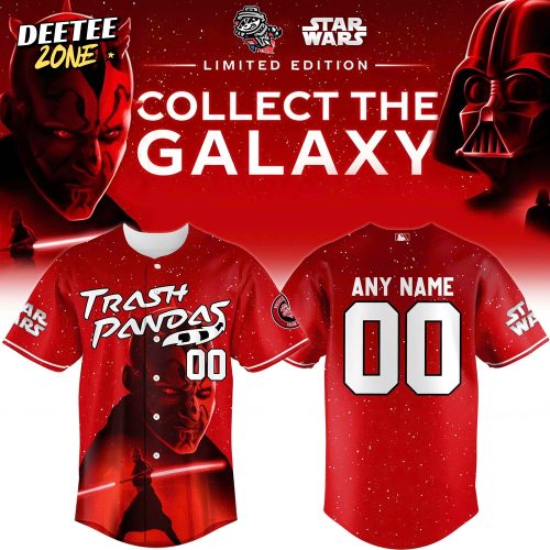 Rocket City Trash Pandas x Star Wars Baseball Jersey 2025 – Darth Maul