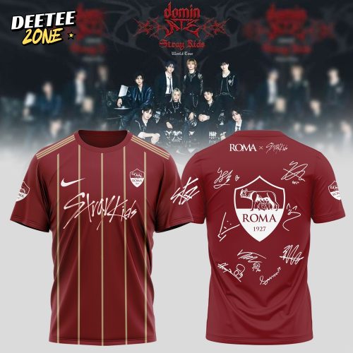 Roma x Stray Kids DominATE World Tour 2025 Shirt – Red
