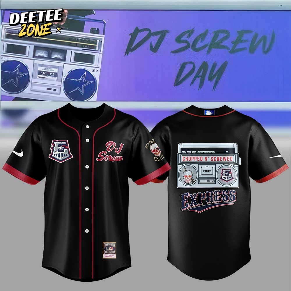 Round Rock Express x DJ Screw Day Special Baseball Jersey Round Rock Express x DJ Screw Day Special Baseball Jersey