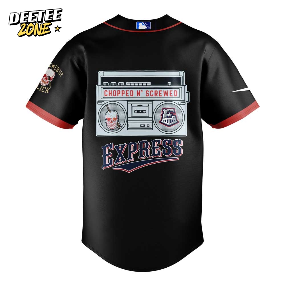 Round Rock Express x DJ Screw Day Special Baseball Jersey Round Rock Express x DJ Screw Day Special Baseball Jersey