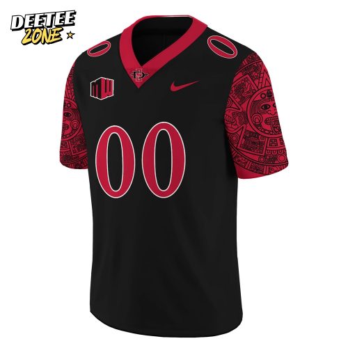 San Diego State Special New Custom Football Jersey – Black