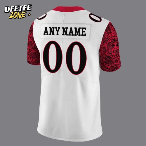 San Diego State Special New Custom Football Jersey – White