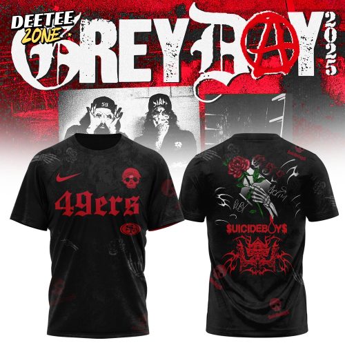 San Francisco 49ers x $uicideboy$ GreyDay Tour Merch 2025 Shirt