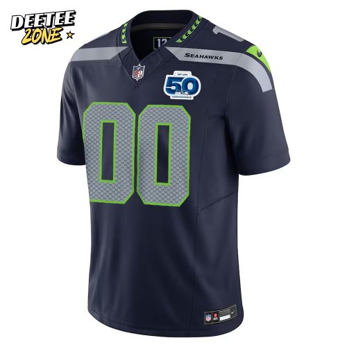 Seattle Seahawks NFL 50th Anniversary Limited Edition Football Jersey