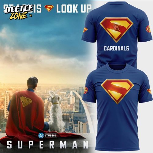 St. Louis Cardinals MLB Superman Night T-shirt