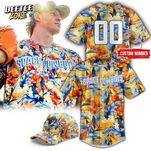 Sugar Land Space Cowboys Margaritaville Night 2025 Custom Baseball Jersey