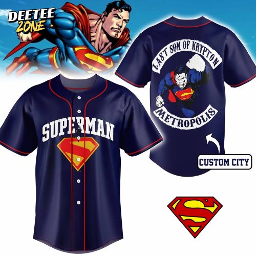 Superman 2025 New Movie Special Baseball Jersey