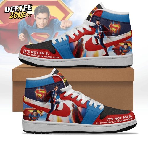 Superman “Man of Steel” Special Air Jordan 1 Sneaker