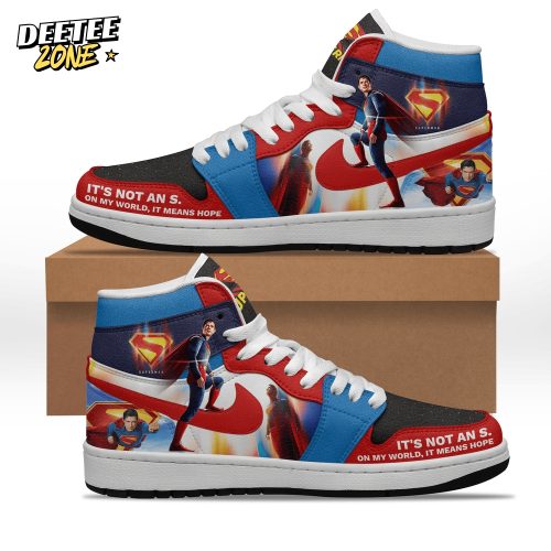 Superman “Man of Steel” Special Air Jordan 1 Sneaker