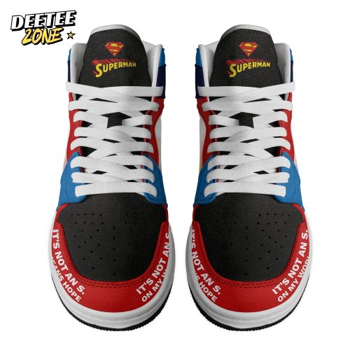 Superman “Man of Steel” Special Air Jordan 1 Sneaker