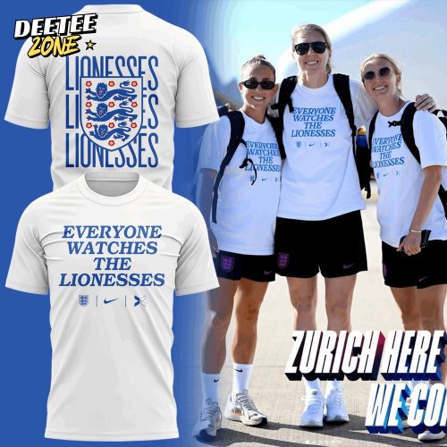 The Lionesses “Everyone Watches” Special White Tee