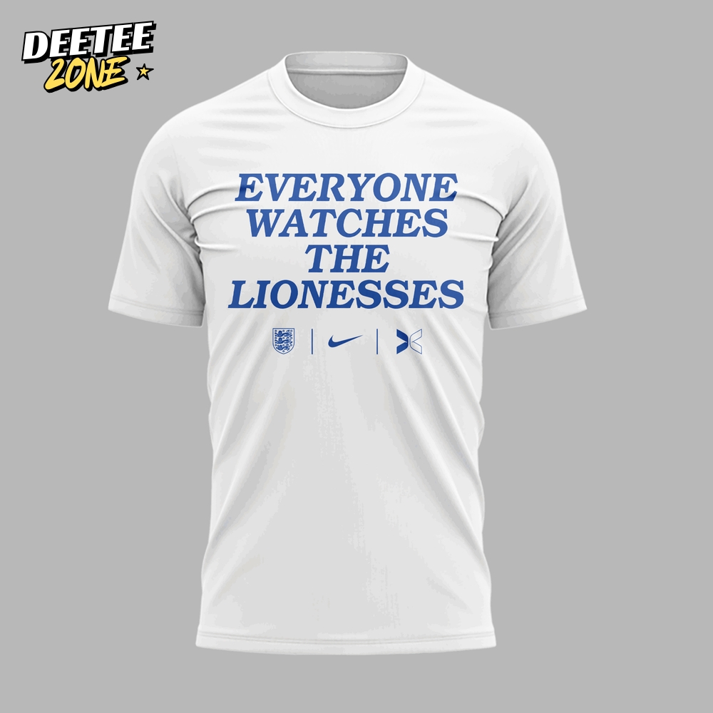 The Lionesses "Everyone Watches" Special White Tee The Lionesses "Everyone Watches" Special White Tee