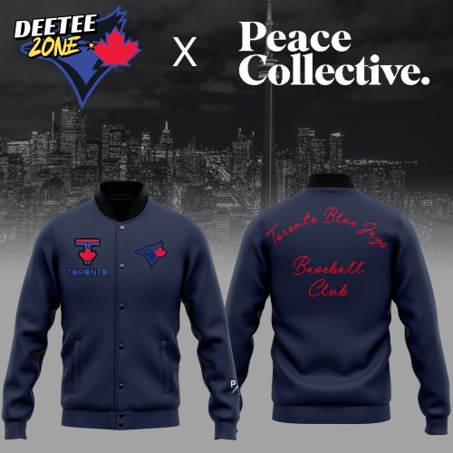 Toronto Blue Jays x City Connect “Peace Collective” Baseball Jacket