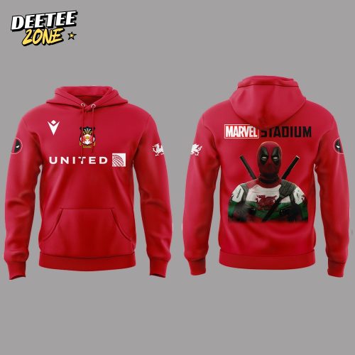 Wrexham AFC x Deadpool Marvel Stadium Limited Edition Hoodie Set