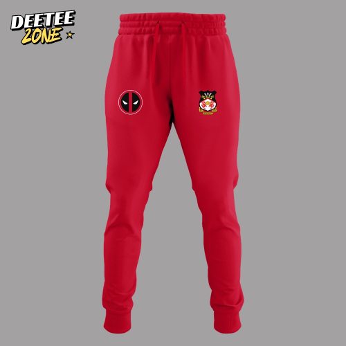 Wrexham AFC x Deadpool Marvel Stadium Limited Edition Hoodie Set