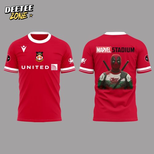 Wrexham AFC x Deadpool Marvel Stadium Limited Edition Shirt