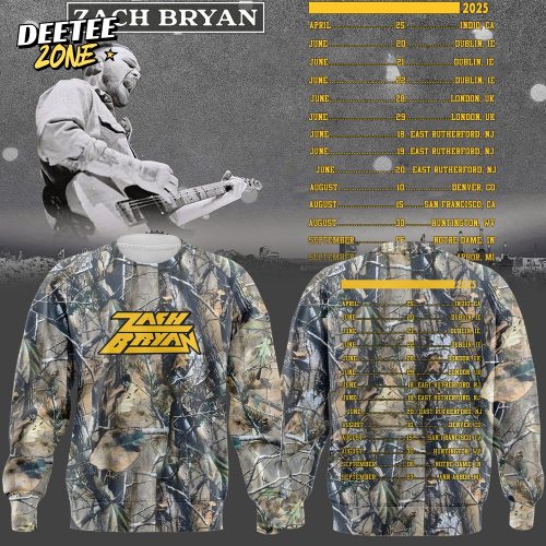 Zach Bryan Camo Limited Edition 2025 Sweatshirt