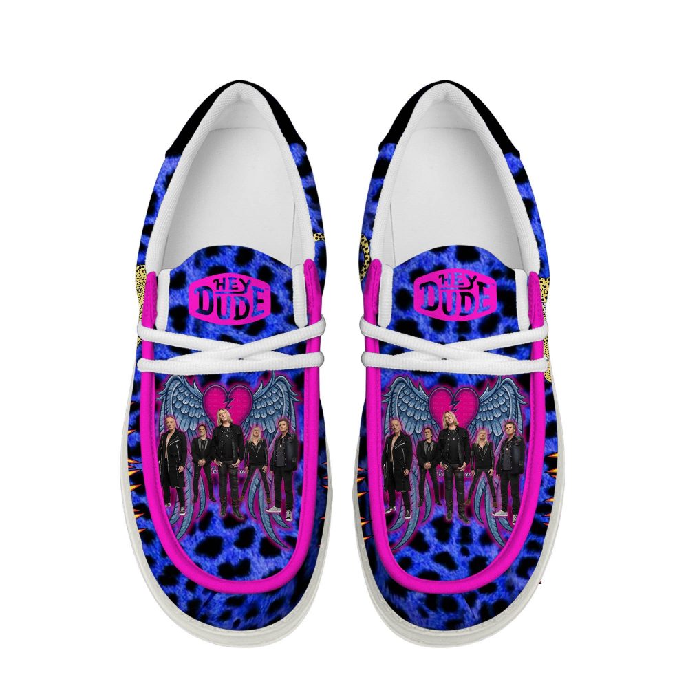 Def Leppard New 2025 Hey Dudes Shoes