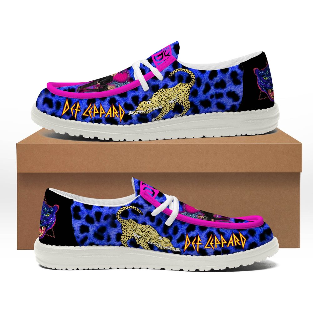 Def Leppard New 2025 Hey Dudes Shoes