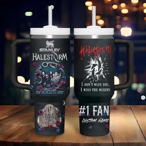 Halestorm “The Everest Your” Custom Tumbler 40oz with Handle