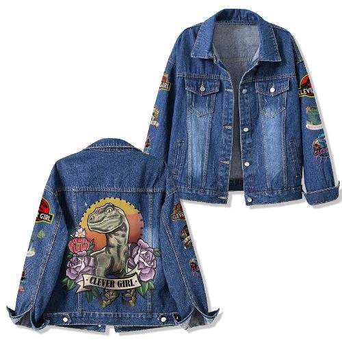 Jurassic World Rebirth 2025 Clever Girl Limited Denim Jacket