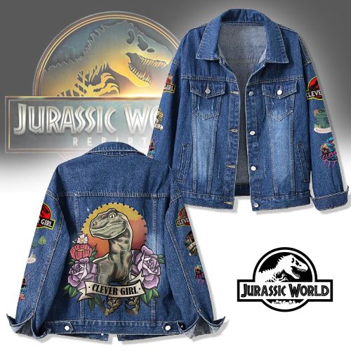 Jurassic World Rebirth 2025 Clever Girl Limited Denim Jacket