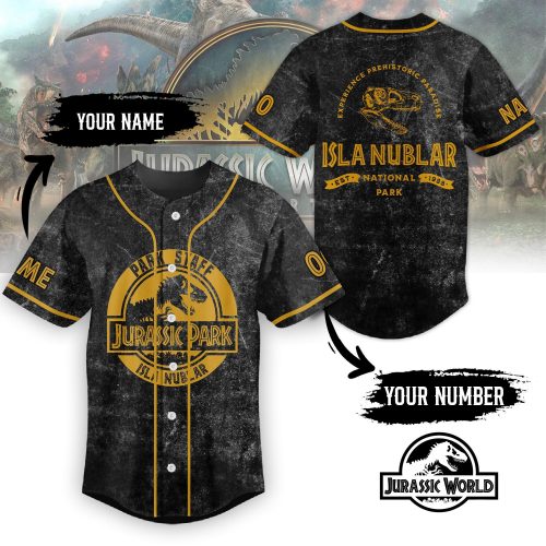 Jurassic Park New 2025 Custom Jersey