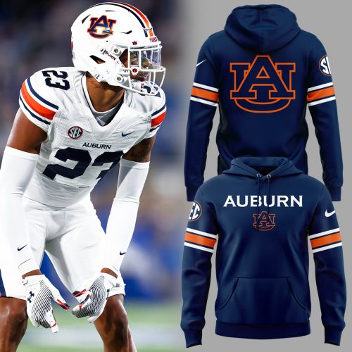 Auburn Tigers Custom Fan Hoodie – Blue