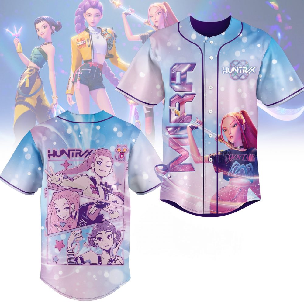 K-Pop Demon Hunters Huntrix Mira Baseball Jersey