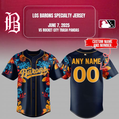 Birmingham Barons MiLB Baseball Jersey