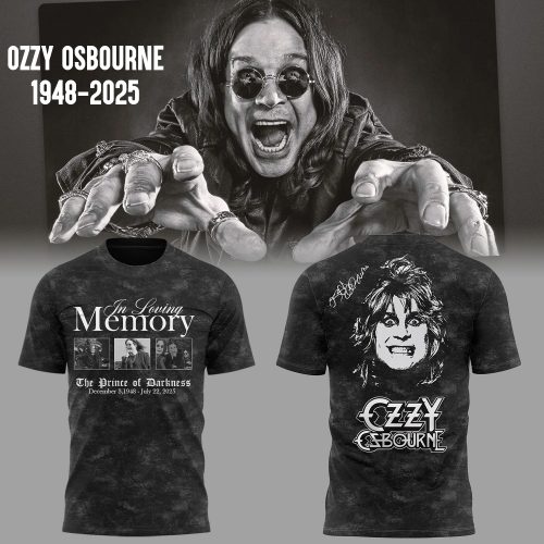 Ozzy Osbourne 1948-2025 “The Prince of Darkness” T-Shirt