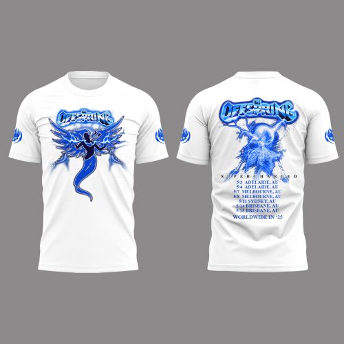 “The Offspring Supercharged Worldwide in ’25” White Shirt