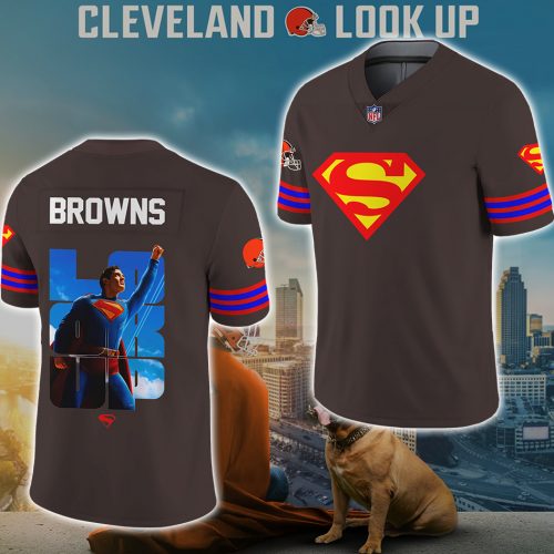 Cleveland Browns x Superman Limited Edition Football Jersey