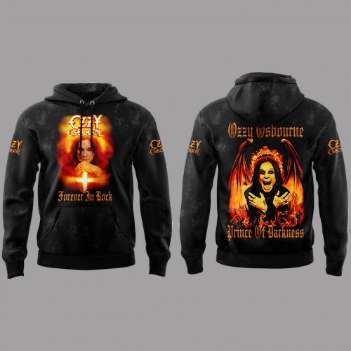 Black Sabbath x Ozzy Osbourne R.I.P The Prince of Darkness Hoodie